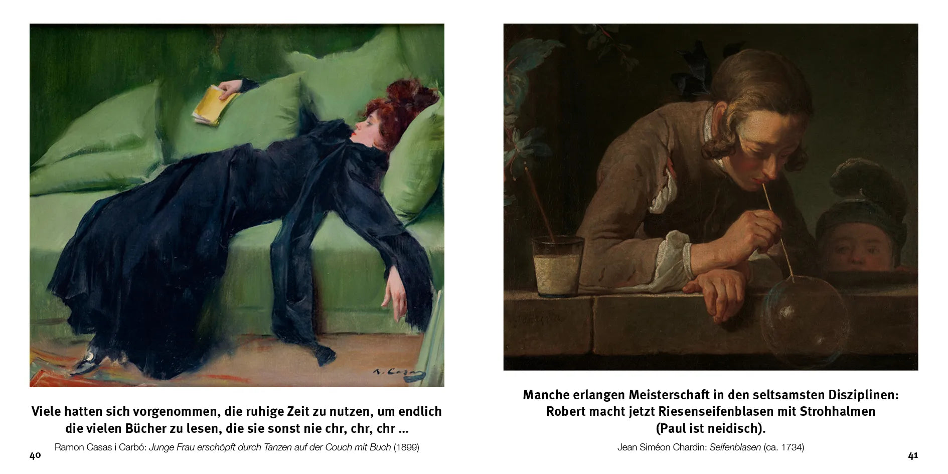 Innenansicht von 'Im Museum gewesen. Überall Corona gesehen' - Gebundene Ausgabe