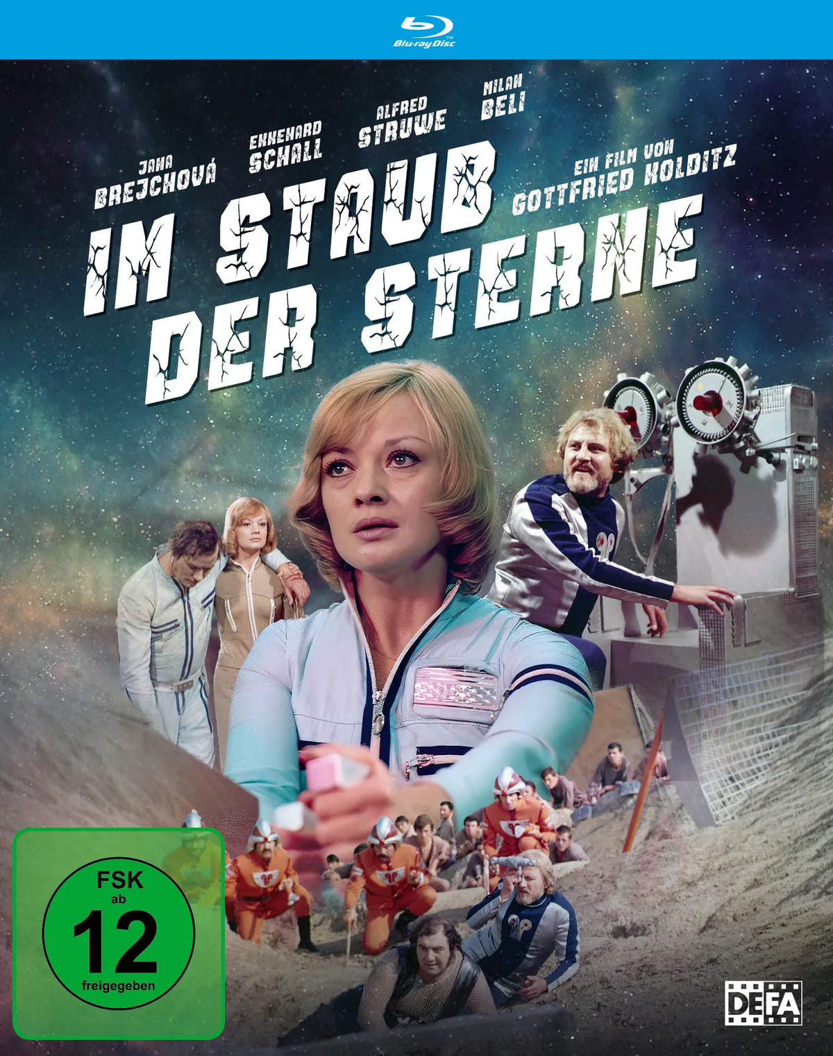 Blu-ray-Cover: Im Staub der Sterne - DEFA Science Fiction. Regie: Gottfried Kolditz