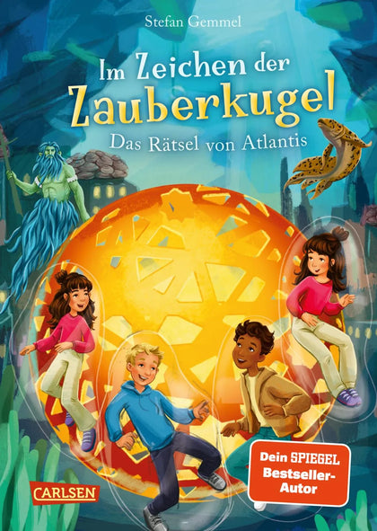 Buchcover von 'Im Zeichen der Zauberkugel 10: Das Rätsel von Atlantis' - Gebundene Ausgabe von Stefan Gemmel