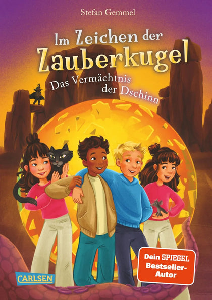 Buchcover von 'Im Zeichen der Zauberkugel 12: Das Vermächtnis der Dschinn' - Gebundene Ausgabe von Stefan Gemmel