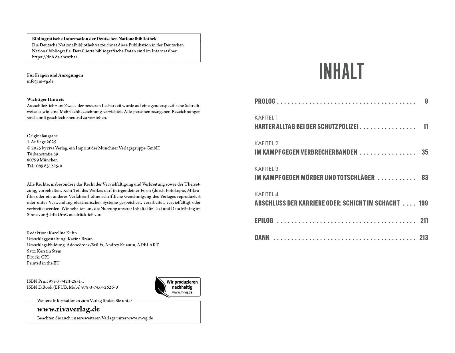 Innenansicht von 'Immer am Abgrund' - Paperback