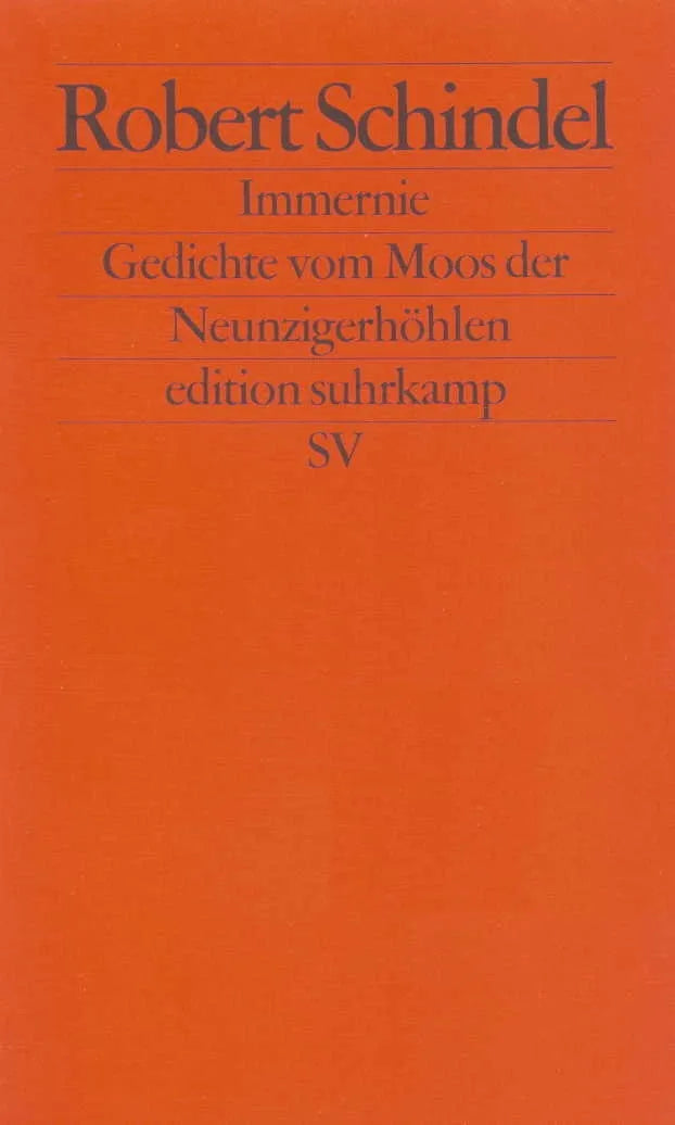 Buchcover von 'Immernie' - Taschenbuch von Robert Schindel