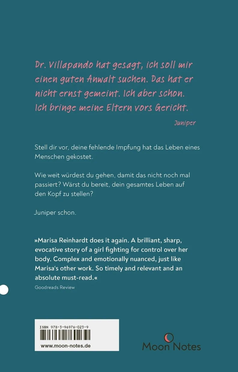 Rückseite: Immunity. Dein Leben, deine Entscheidung (Taschenbuch)