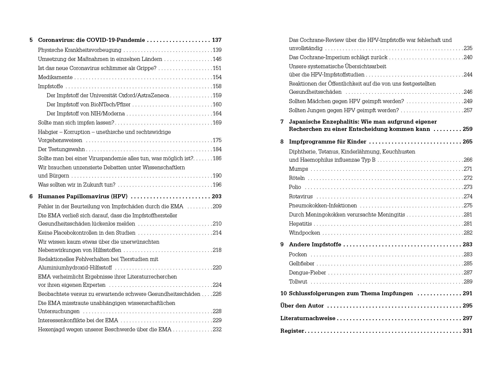 Innenansicht von 'Impfen – Für und Wider' - Taschenbuch