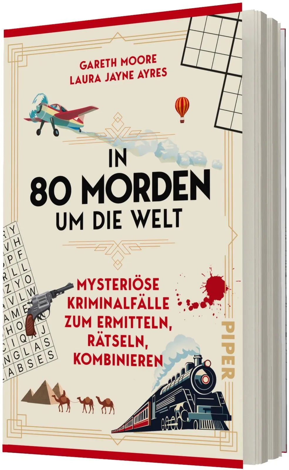 Detailansicht: In 80 Morden um die Welt (Taschenbuch)