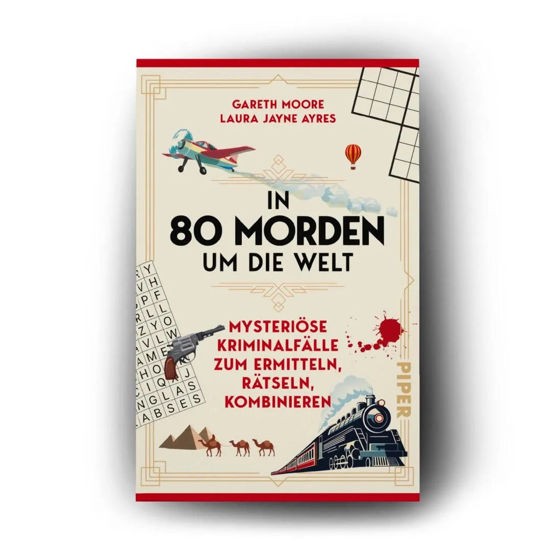Detailansicht: In 80 Morden um die Welt (Taschenbuch)