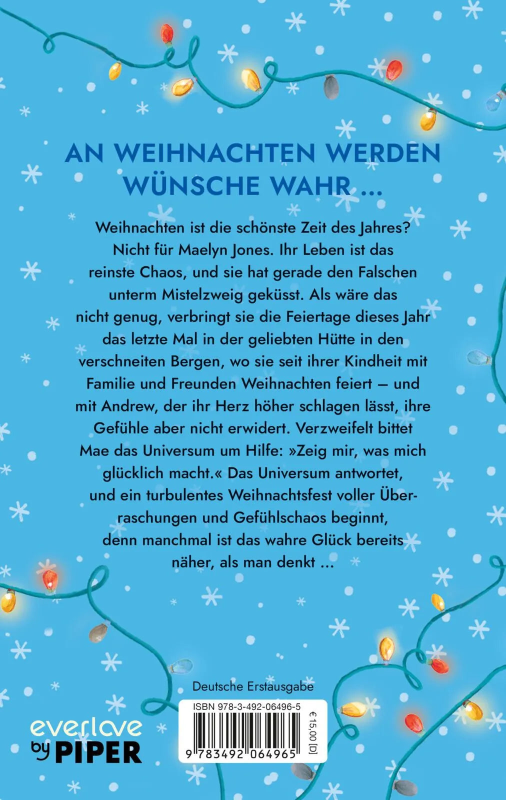 Rückseite: In a Holidaze – Ihr Weihnachtswunsch führt zu Gefühlschaos unterm Mistelzweig (Paperback)