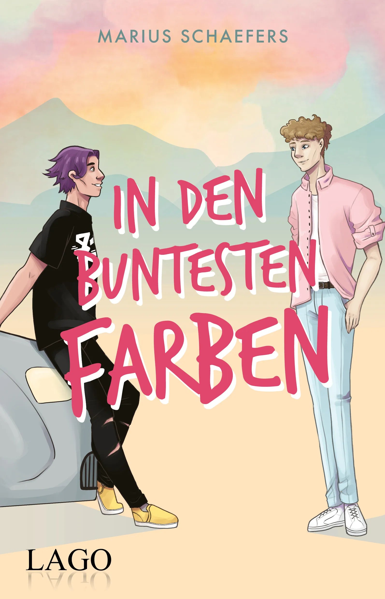 Buchcover von 'In den buntesten Farben' - Taschenbuch von Marius Schaefers