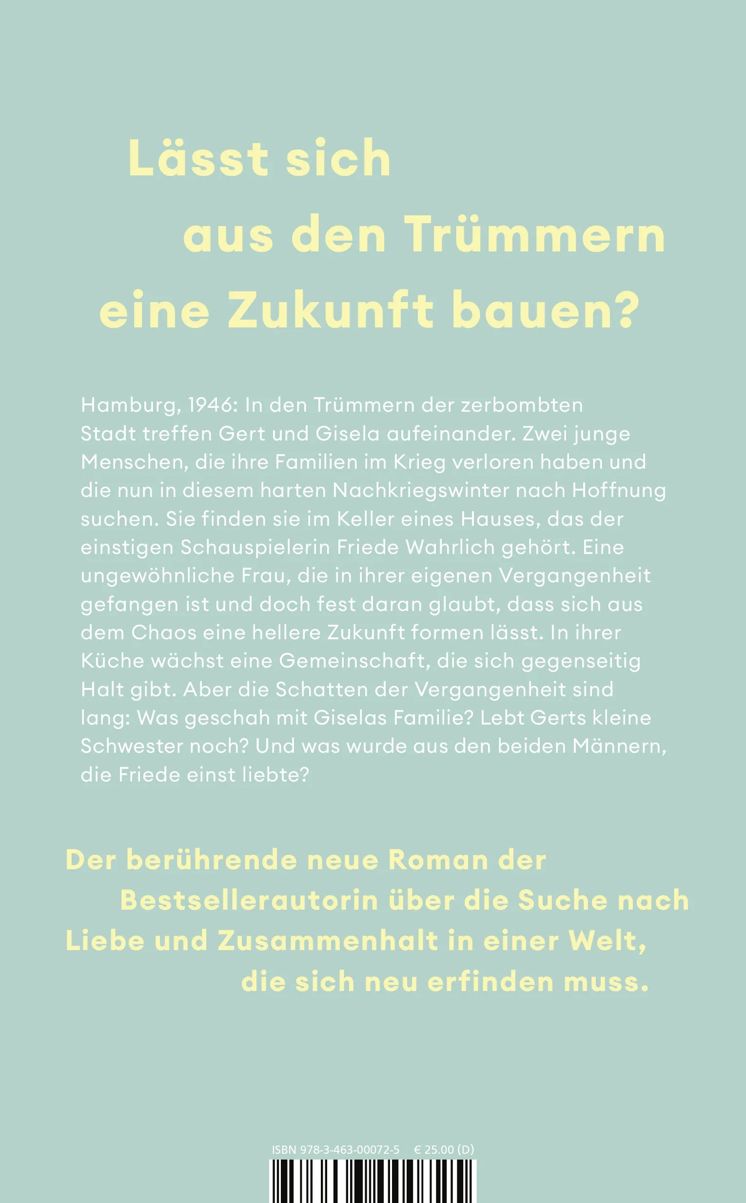 Rückseite: In den Scherben das Licht (Hardcover)