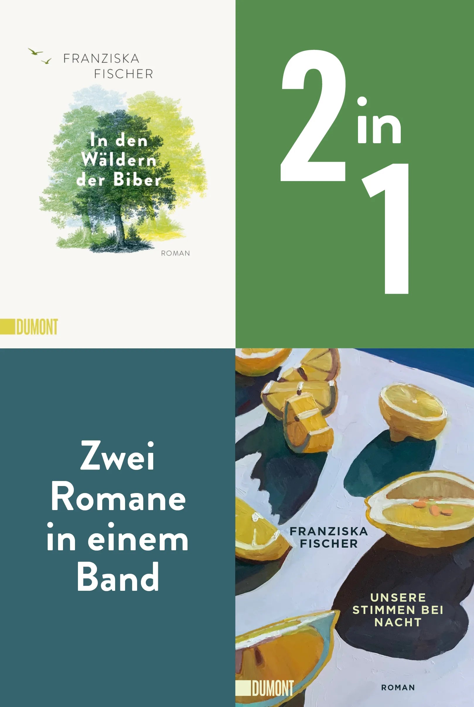 Cover: In den Wäldern der Biber & Unsere Stimmen bei Nacht (E-Book) von Franziska Fischer