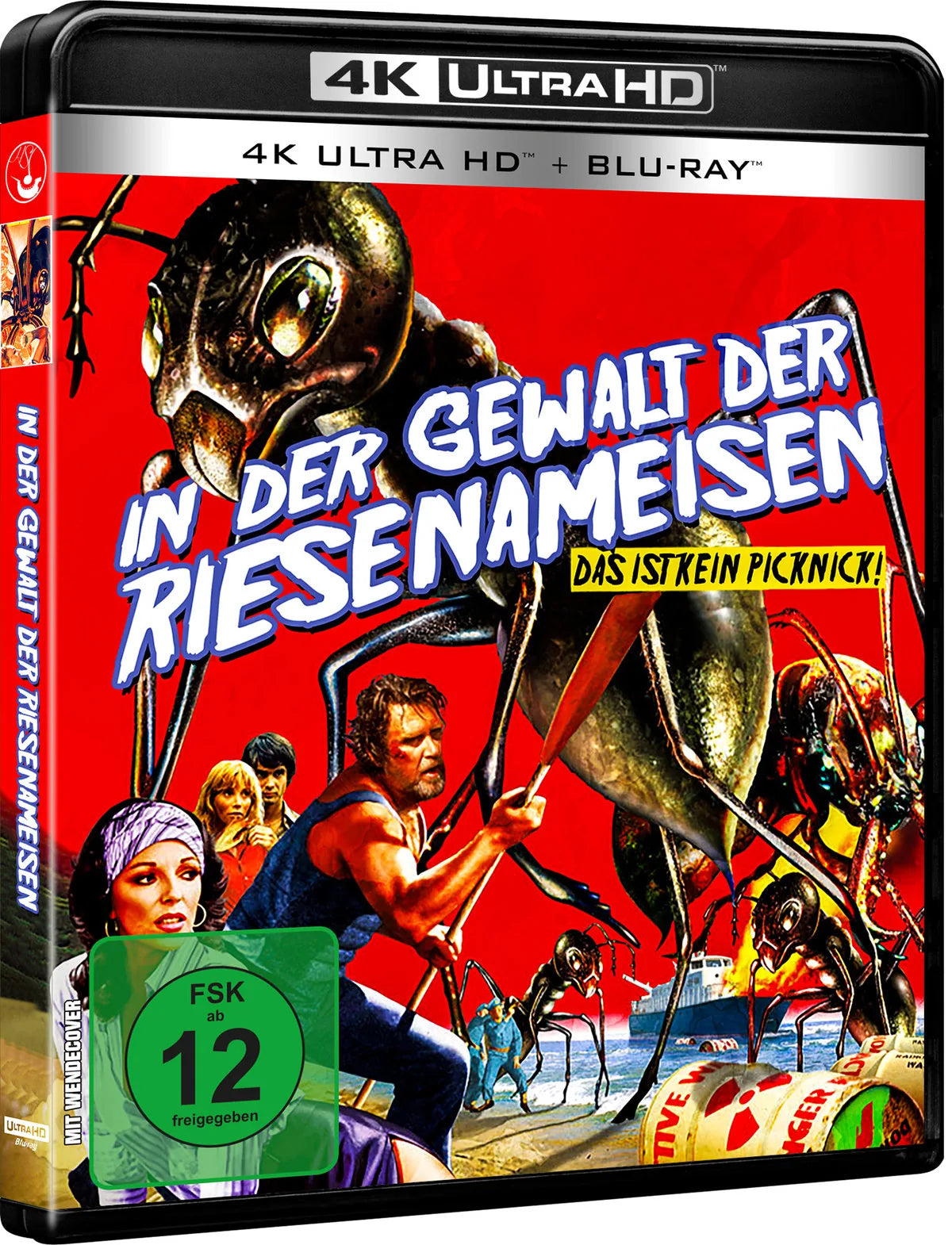 4K UHD Blu-ray-Cover: In der Gewalt der Riesenameisen. Regie: Bert I. Gordon