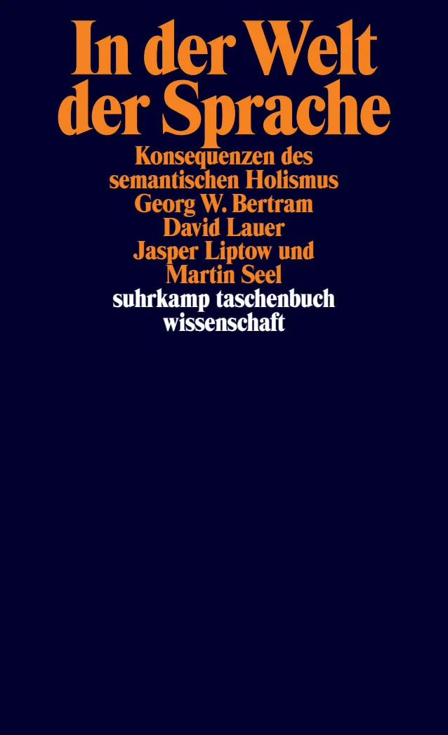 Buchcover von 'In der Welt der Sprache' - Taschenbuch von Georg W. Bertram