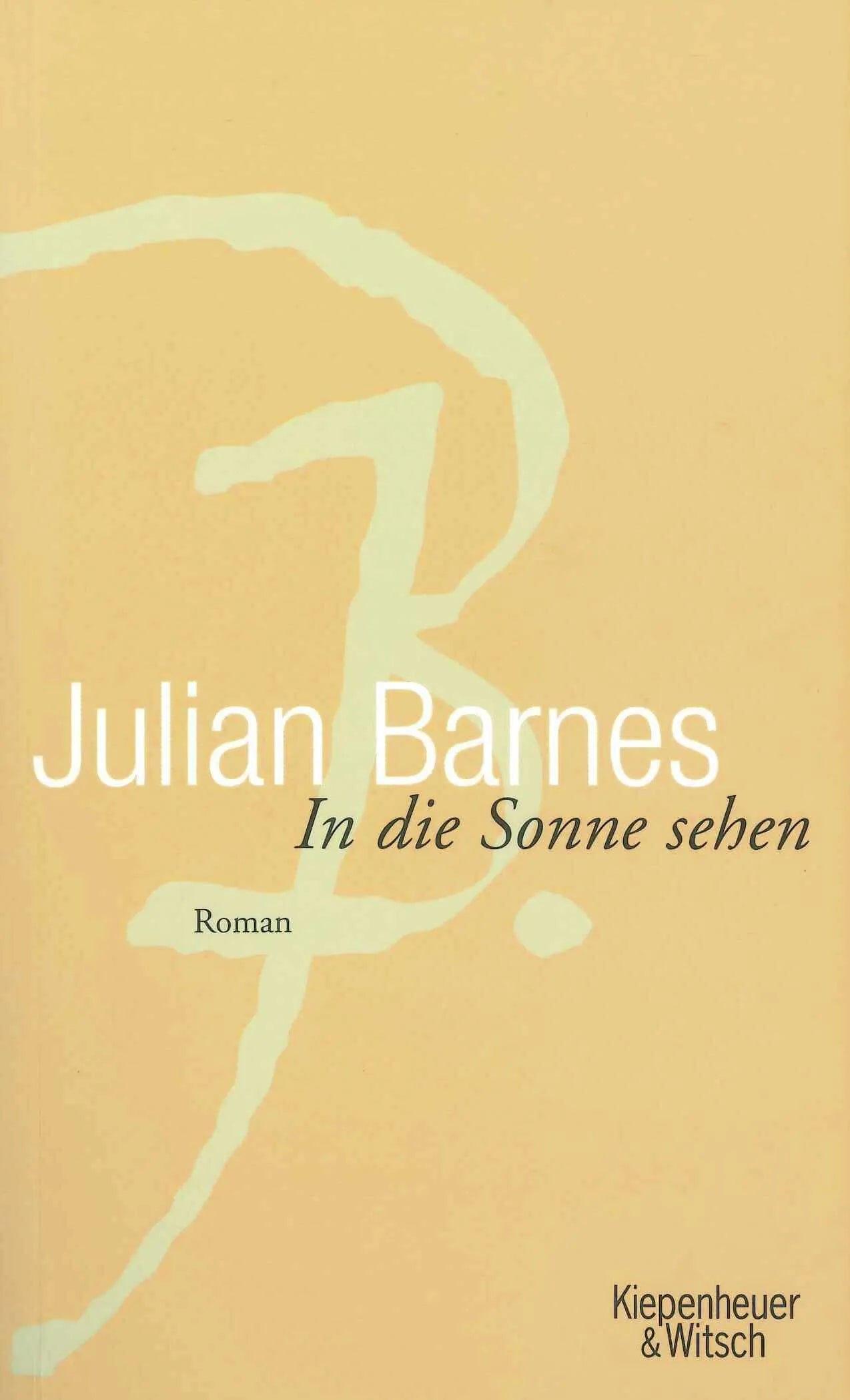 Buchcover von 'In die Sonne sehen' - Paperback von Julian Barnes