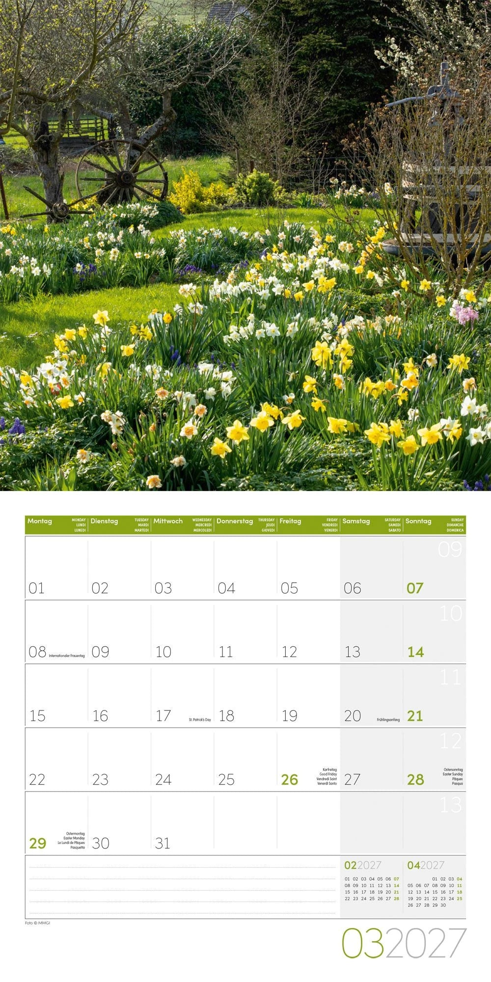 In meinem Garten Kalender 2027 - 30x30 - Art12 – Ansicht