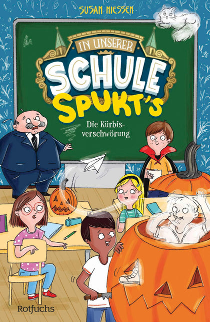 Cover: In unserer Schule spukt's – Die Kürbisverschwörung (E-Book) von Susan Niessen