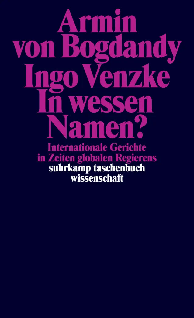 Buchcover von 'In wessen Namen?' - Taschenbuch von Armin Bogdandy