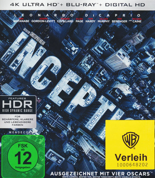 Inception  (+ 2 BRs) - 4K Ultra HD Blu-ray