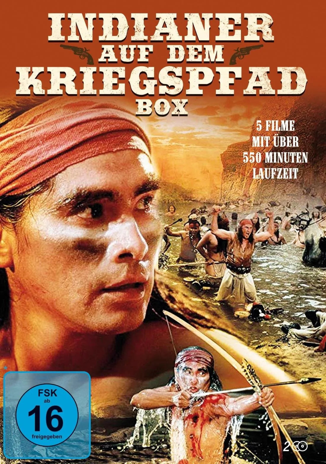Indianer auf dem Kriegspfad Box - DVD