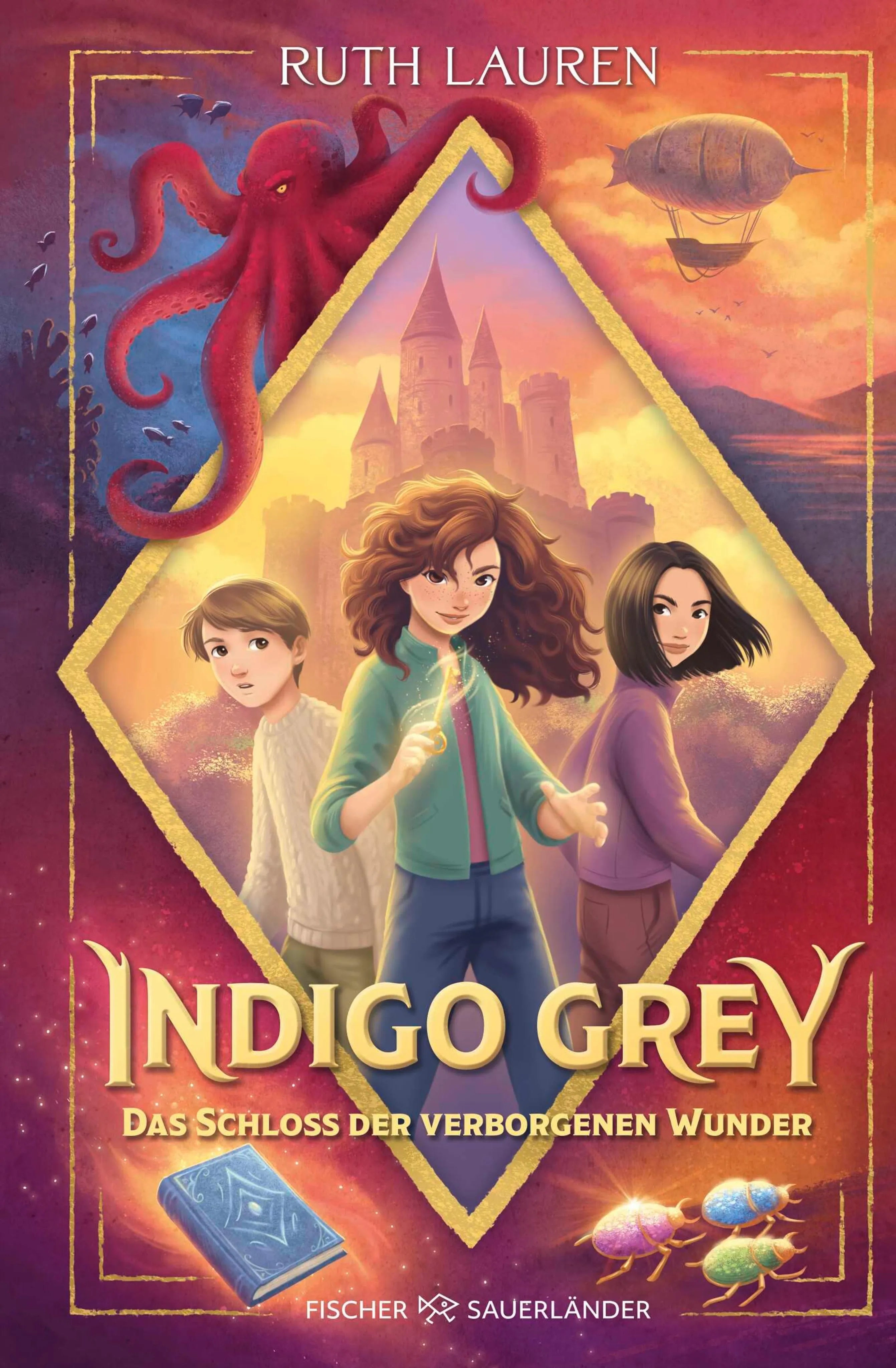Cover: Indigo Grey – Das Schloss der verborgenen Wunder (E-Book) von Ruth Lauren