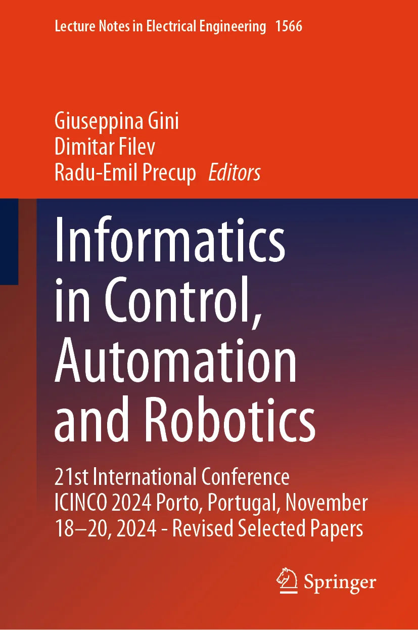 Cover: Informatics in Control, Automation and Robotics (E-Book)