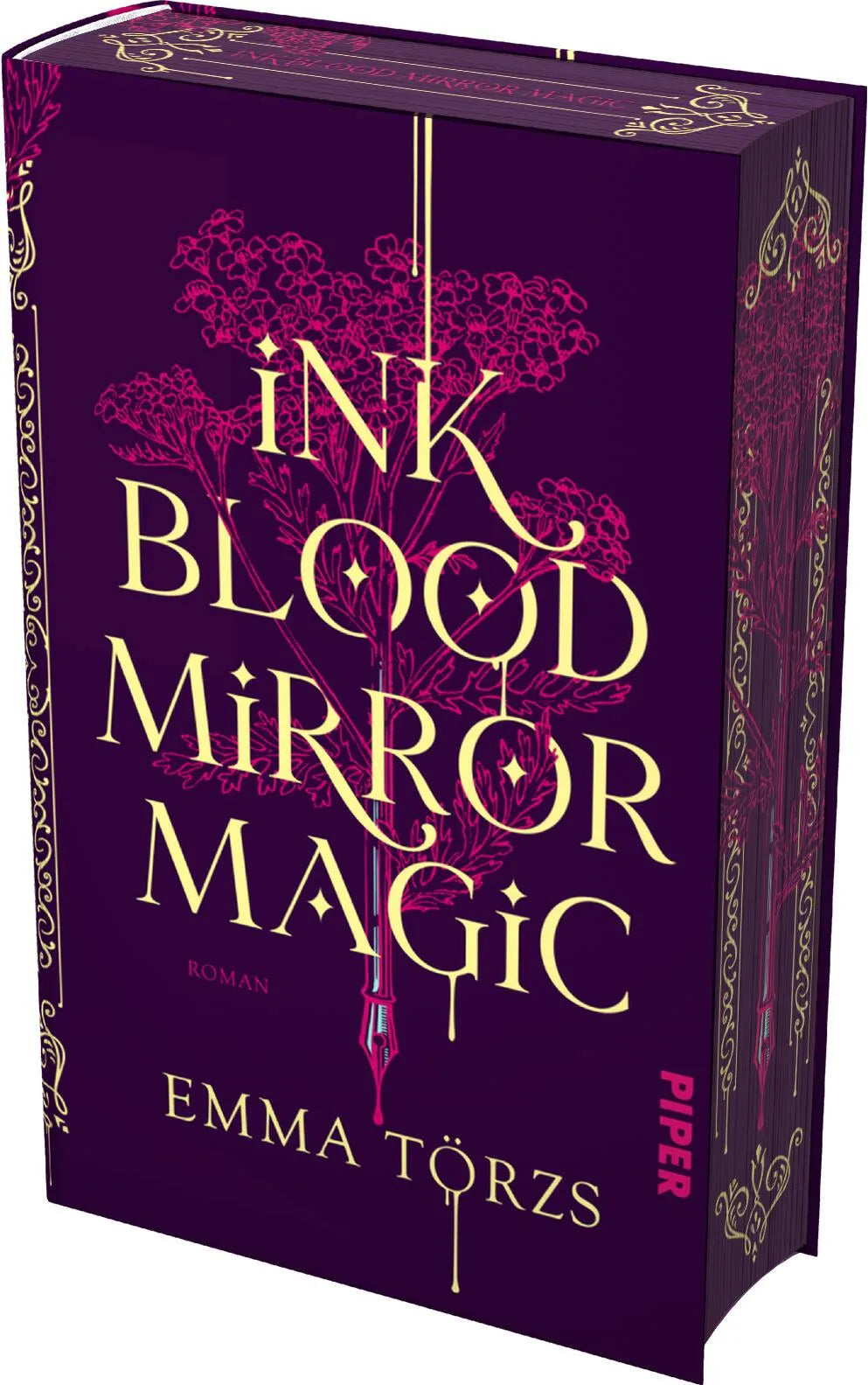 Buchcover von 'Ink Blood Mirror Magic' - Gebundene Ausgabe von Emma Törzs