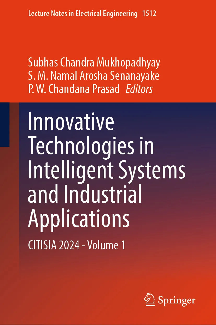Cover: Innovative Technologies in Intelligent Systems and Industrial Applications (E-Book)