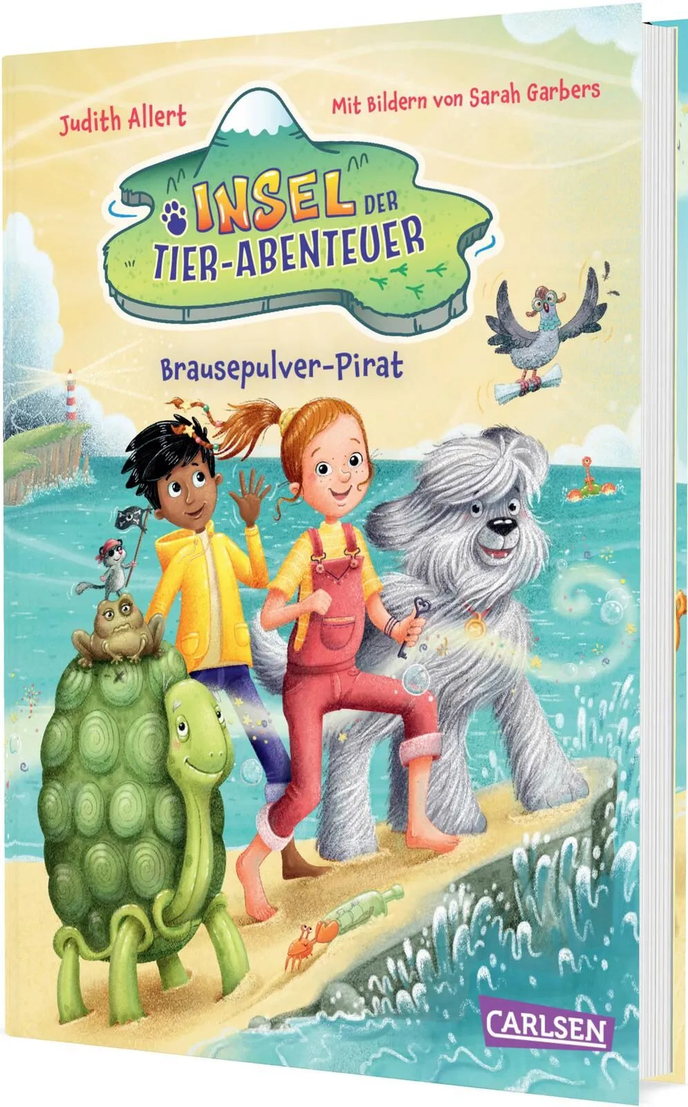 Cover: Insel der Tier-Abenteuer 3: Brausepulver-Pirat (Hardcover) von Judith Allert