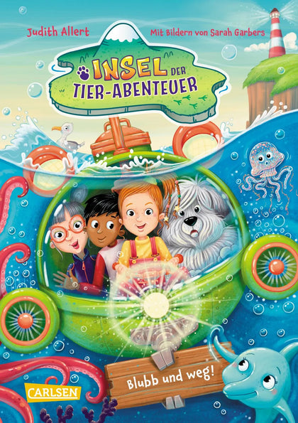 Buchcover von 'Insel der Tier-Abenteuer: Blubb und weg!' - Gebundene Ausgabe von Judith Allert