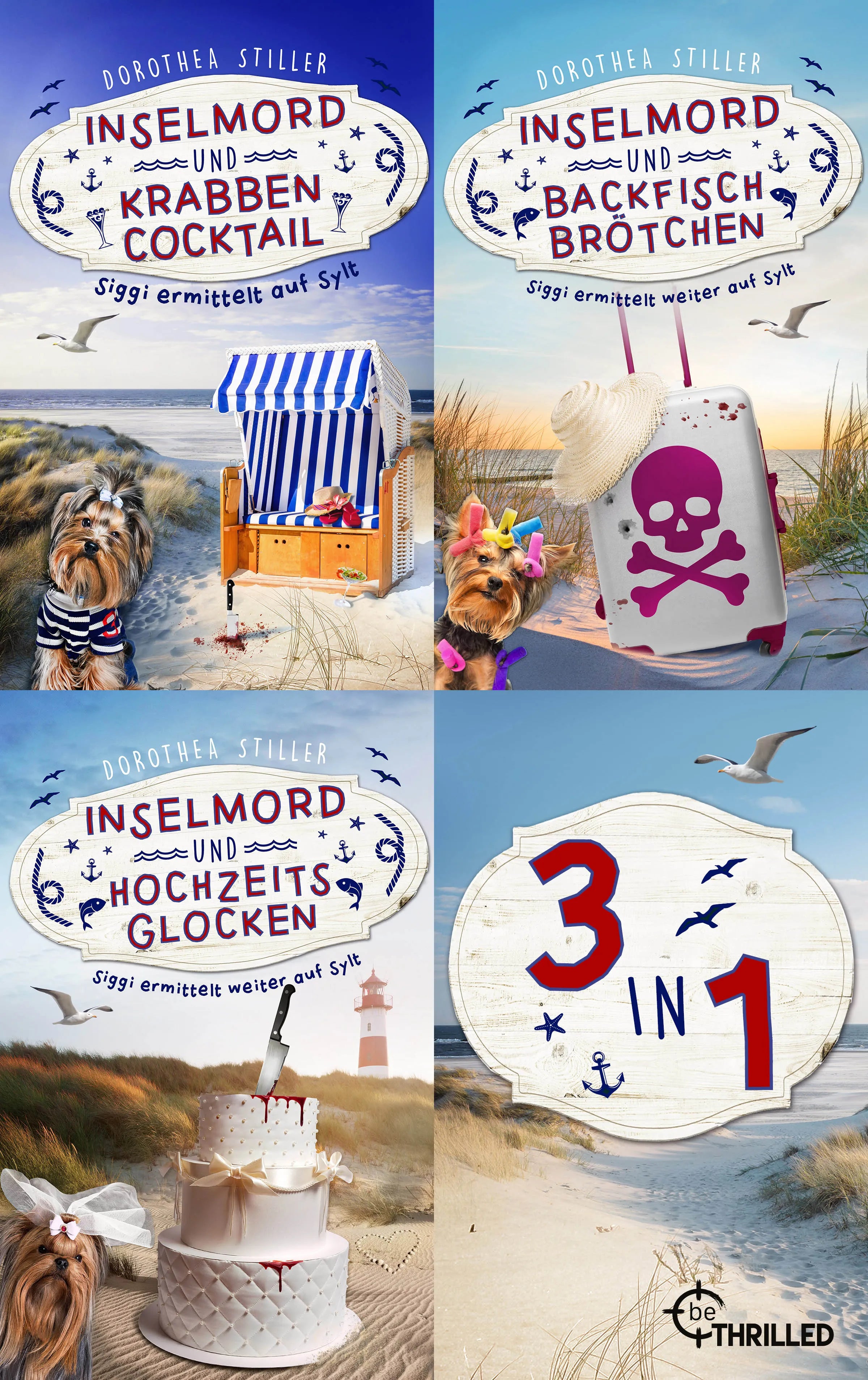 Cover: Inselmord & Krabbencocktail & Backfischbrötchen & Hochzeitsglocken (E-Book) von Dorothea Stiller