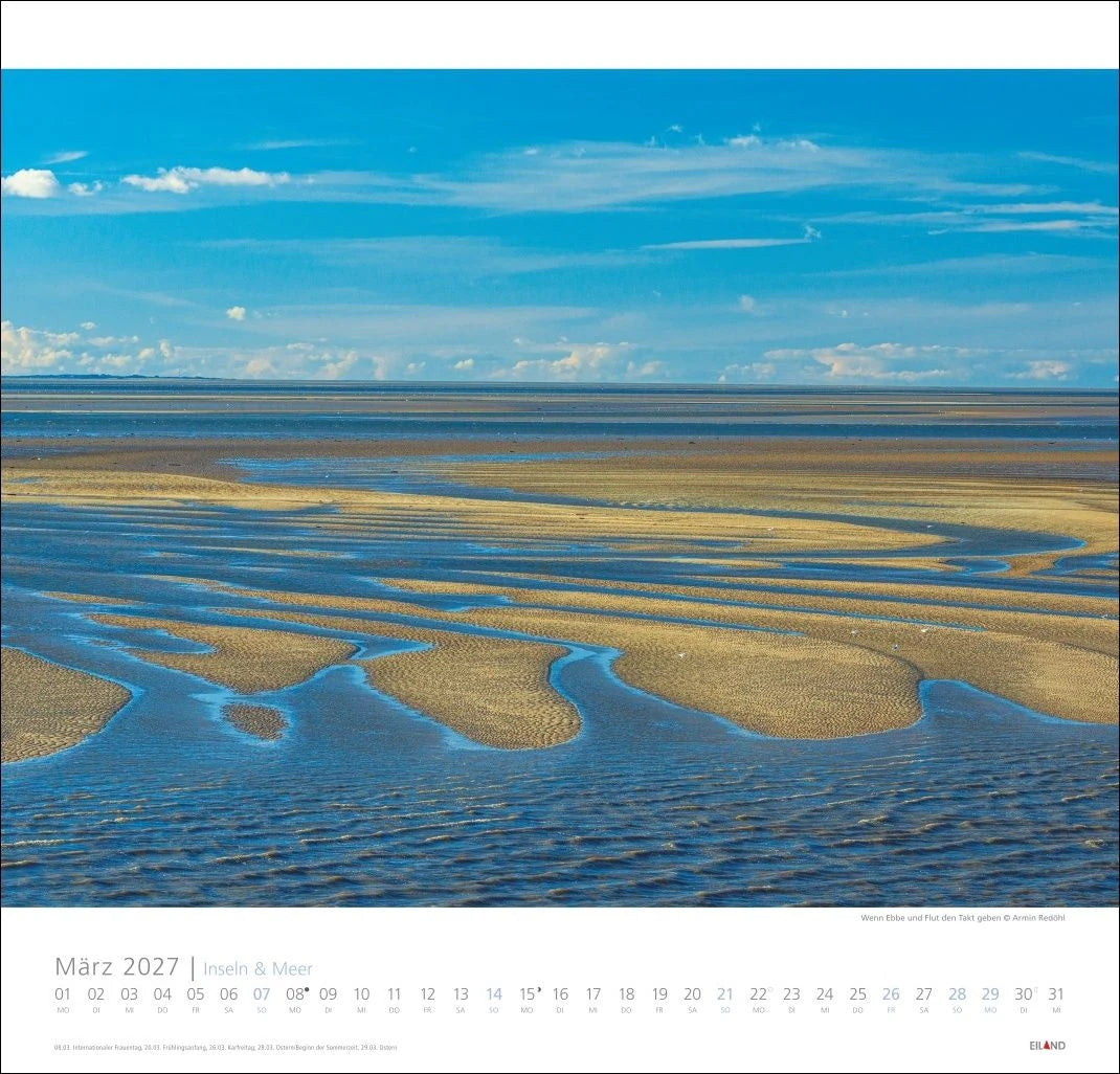 Inseln und Meer Edition Kalender 2027 – Ansicht