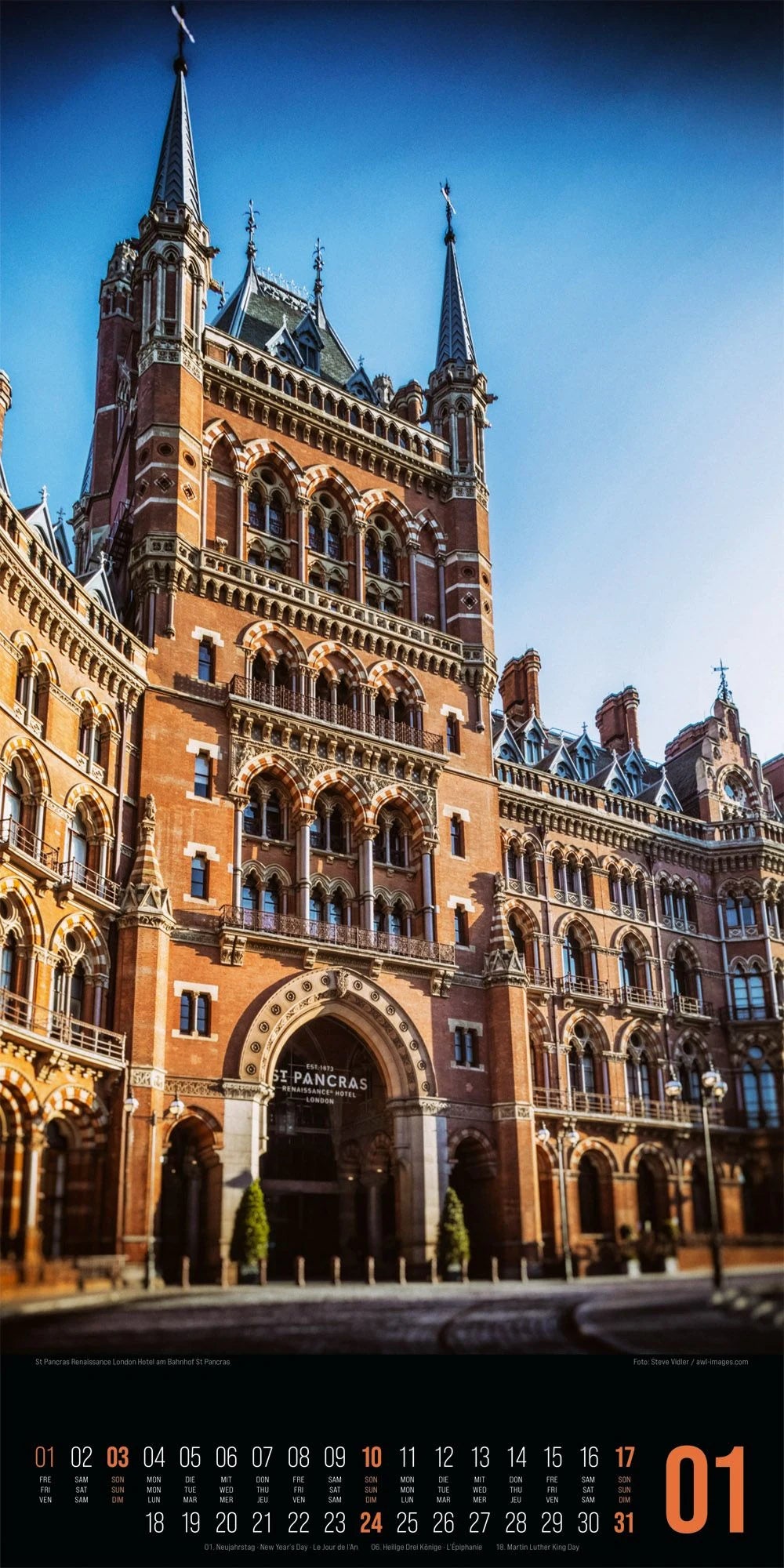 Inside London Kalender 2027 – Ansicht