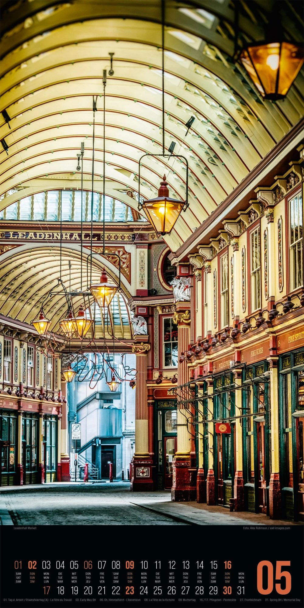 Inside London Kalender 2027 – Ansicht