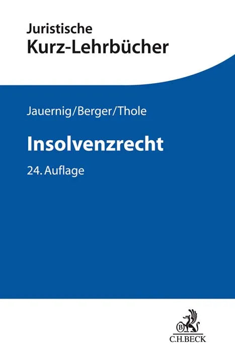 Buchcover von 'Insolvenzrecht' - Taschenbuch von Christoph Thole