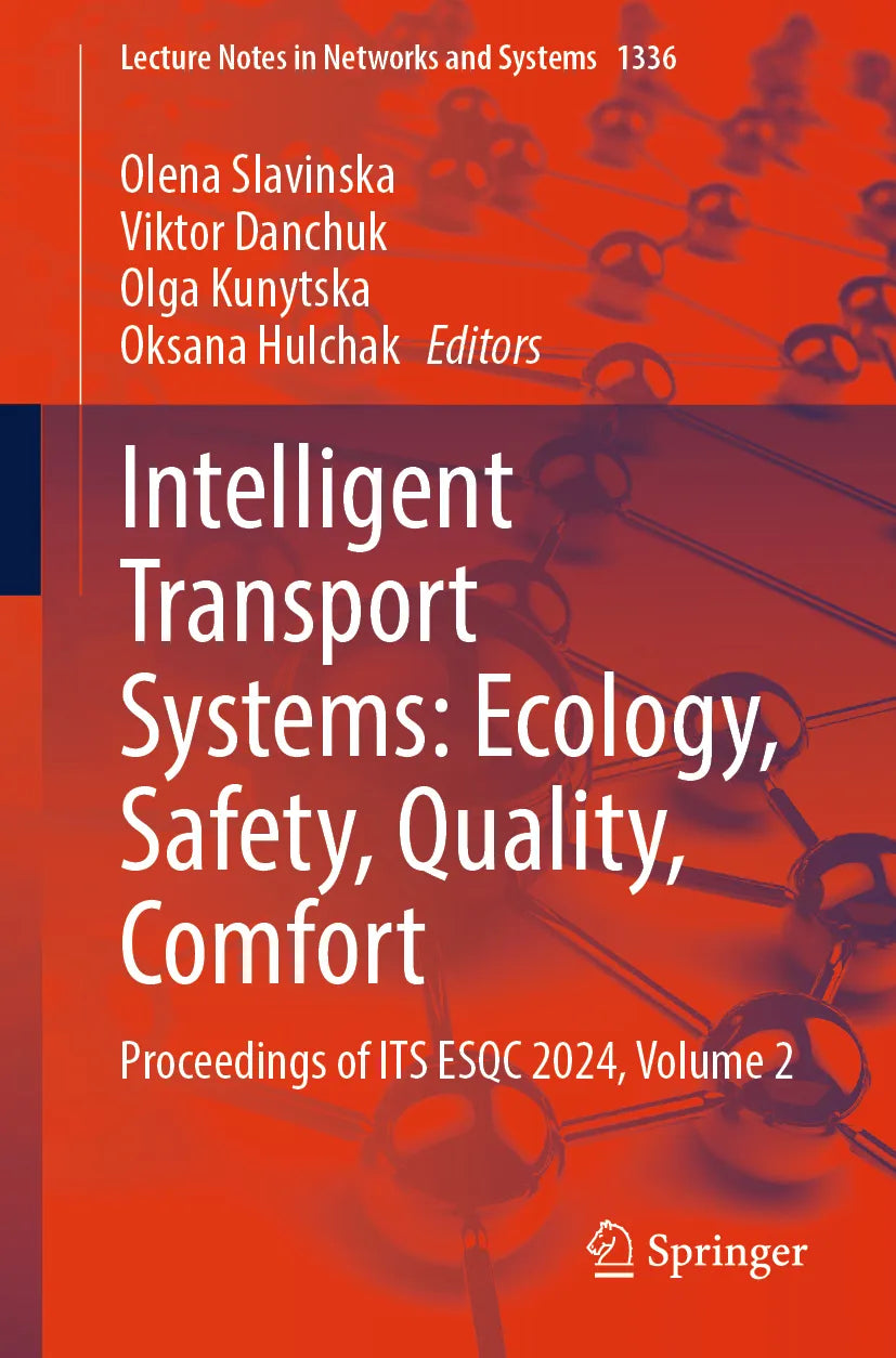 Cover: Intelligent Transport Systems: Ecology, Safety, Quality, Comfort (E-Book)