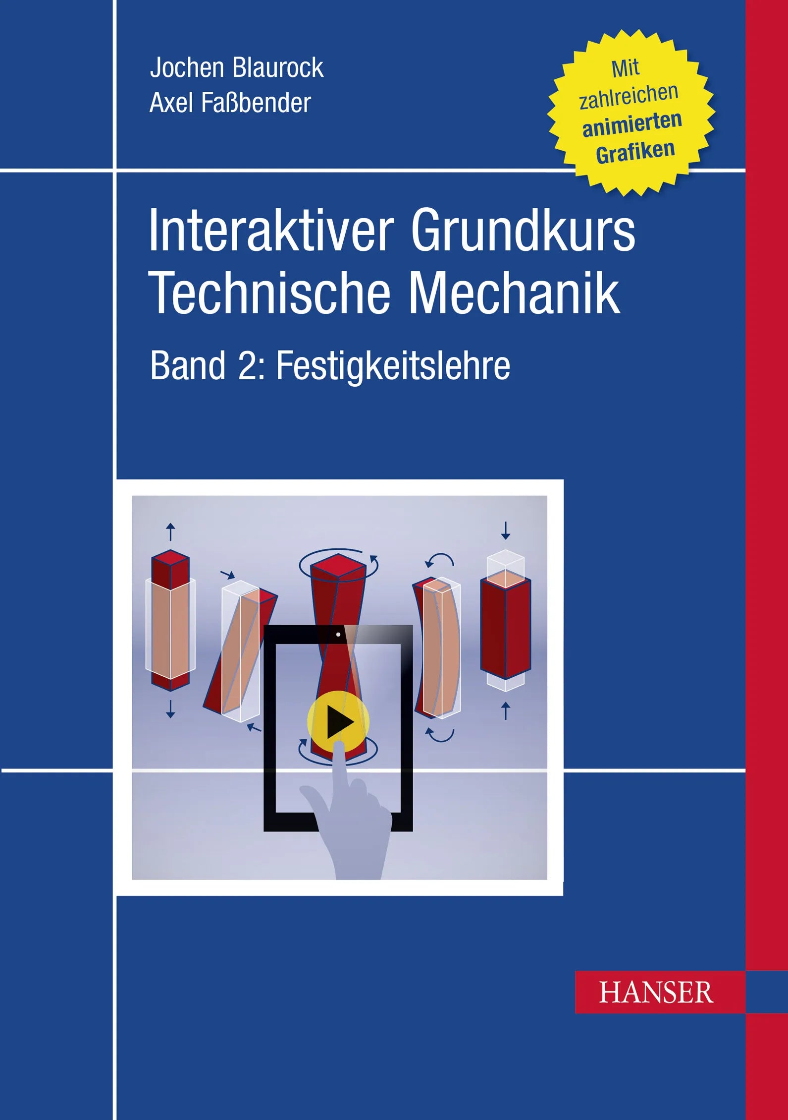 Cover: Interaktiver Grundkurs Technische Mechanik (E-Book) von Jochen Blaurock