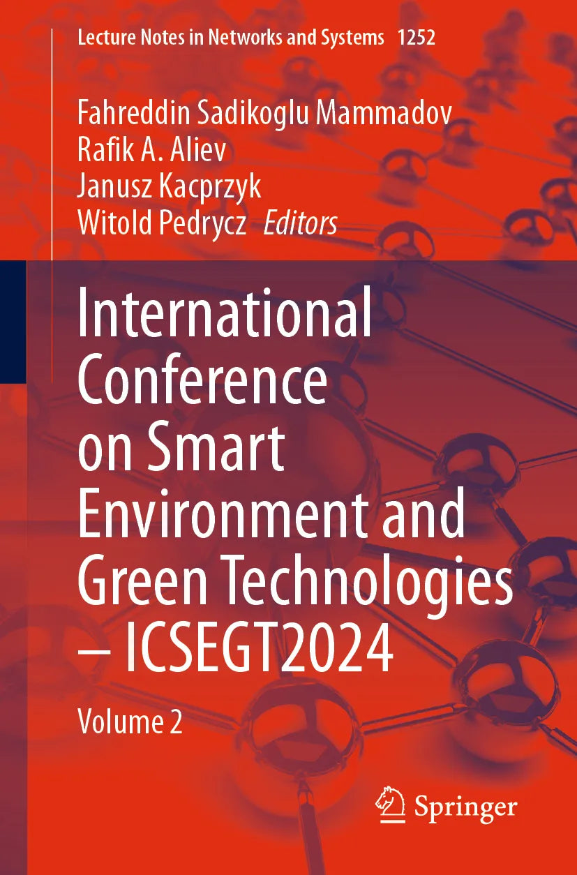 Cover: International Conference on Smart Environment and Green Technologies – ICSEGT2024 (E-Book)