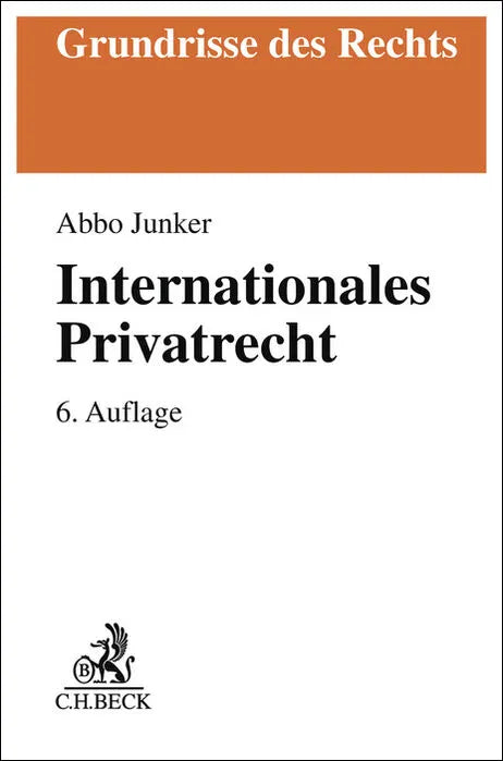 Cover: Internationales Privatrecht (Taschenbuch) von Abbo Junker