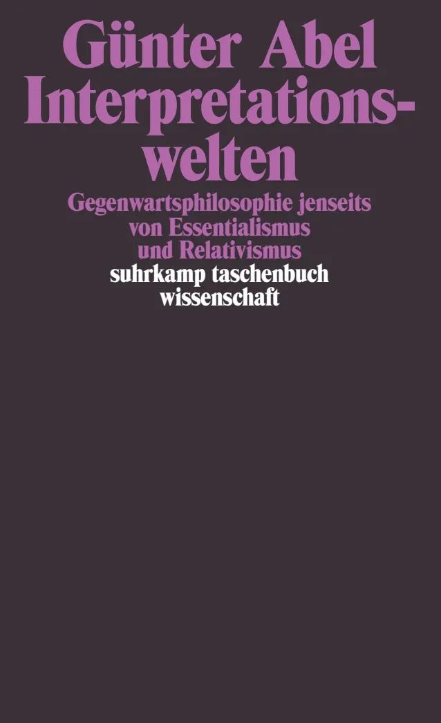 Buchcover von 'Interpretationswelten' - Taschenbuch von Günter Abel