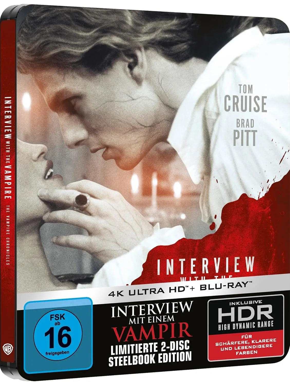 4K UHD Blu-ray-Cover: Interview mit einem Vampir. Regie: Neil Jordan