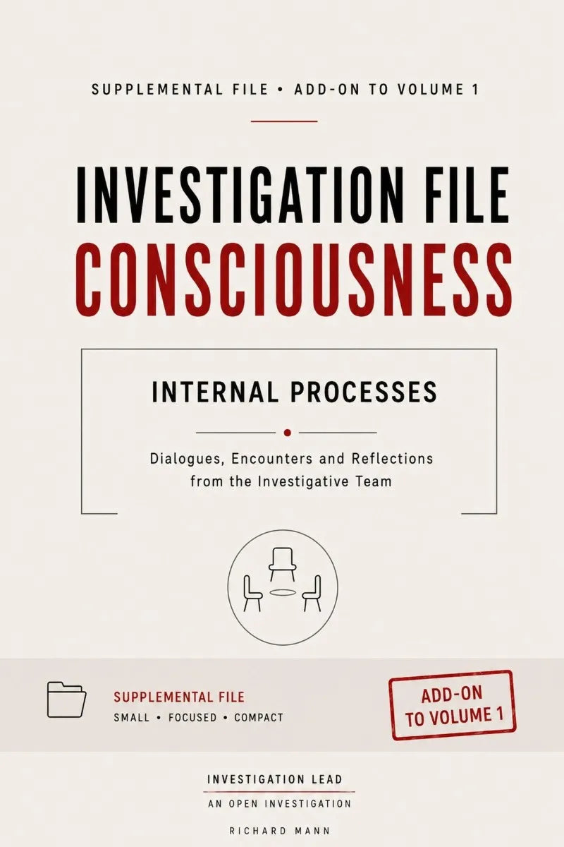 Cover: Investigation File Consciousness (E-Book) von Richard Mann