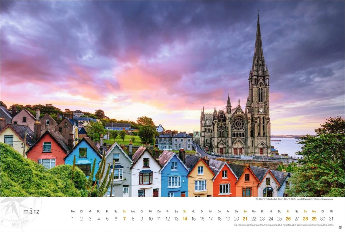 Irland Globetrotter Kalender 2027 - Von rauen Küsten und grünen Hügeln – Ansicht