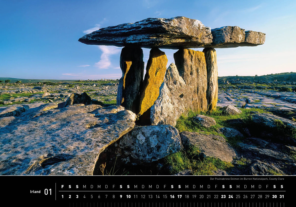 Irland Premiumkalender 2027 – Ansicht