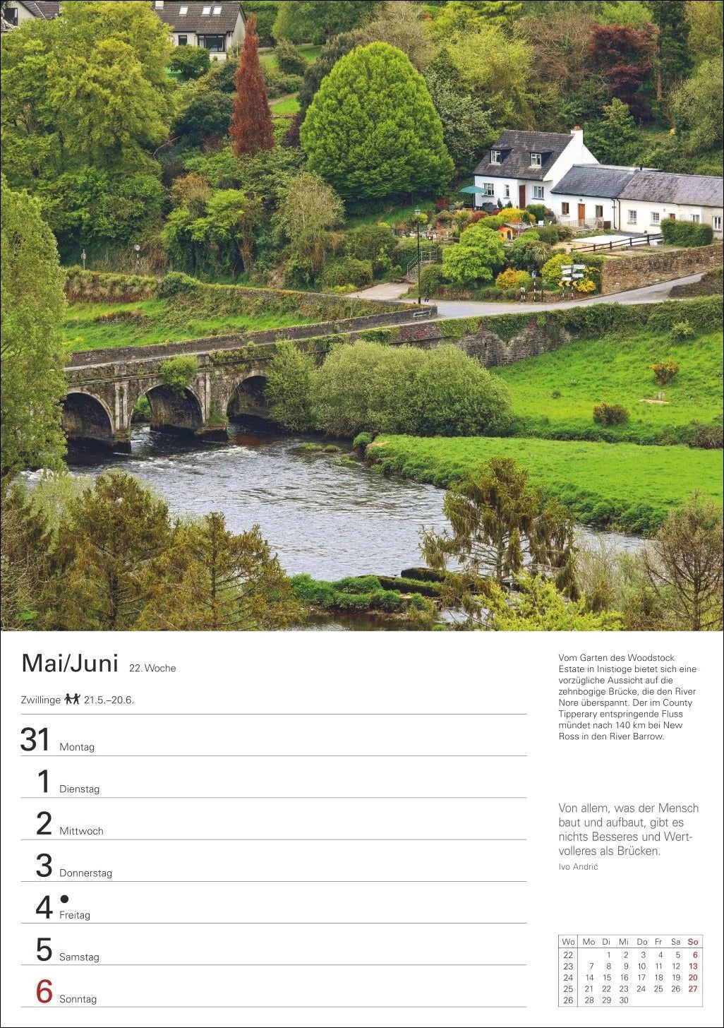 Irland Wochenplaner 2027 - Eine Reise in 53 Bildern – Ansicht