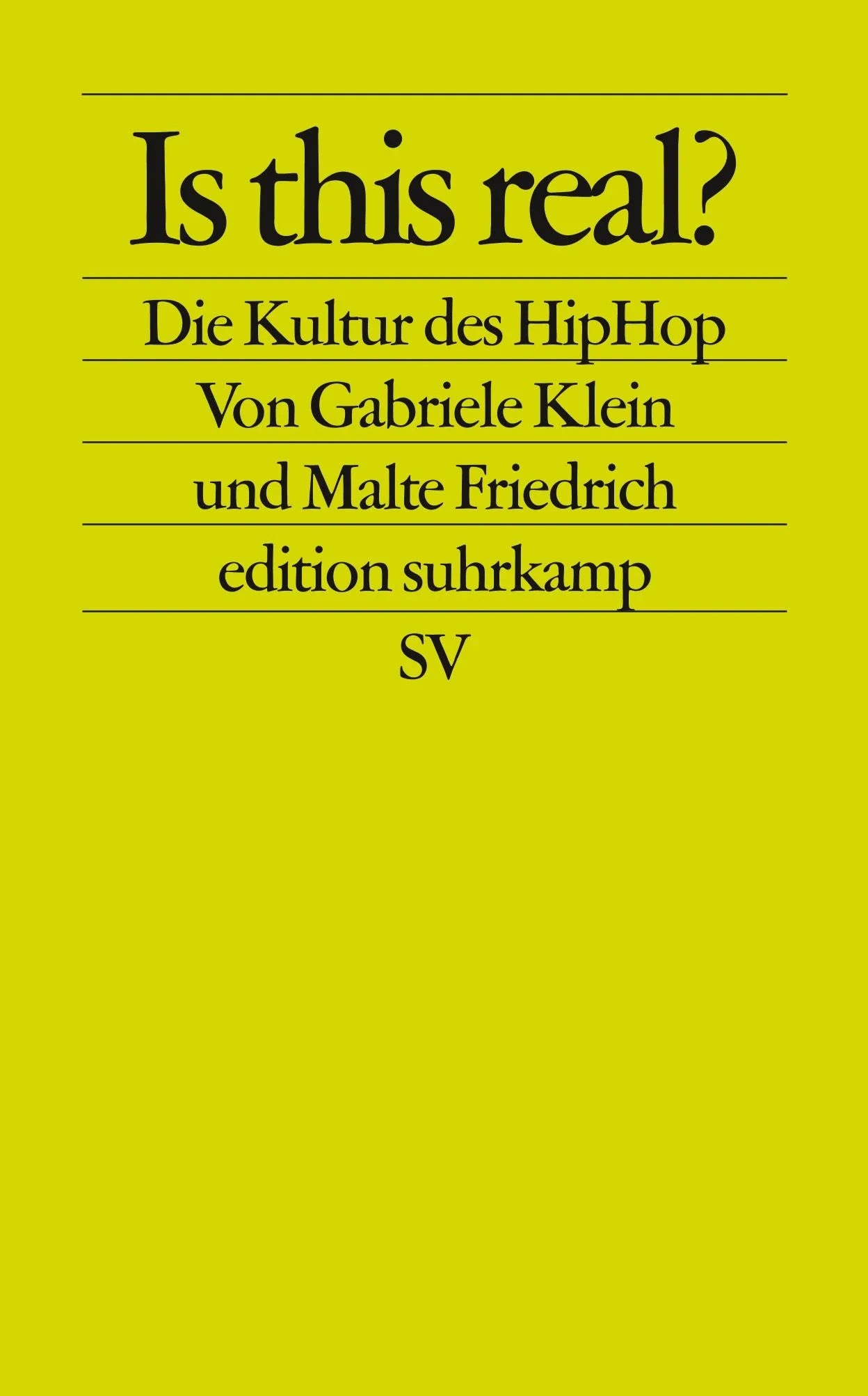 Buchcover von 'Is this real?' - Taschenbuch von Gabriele Klein