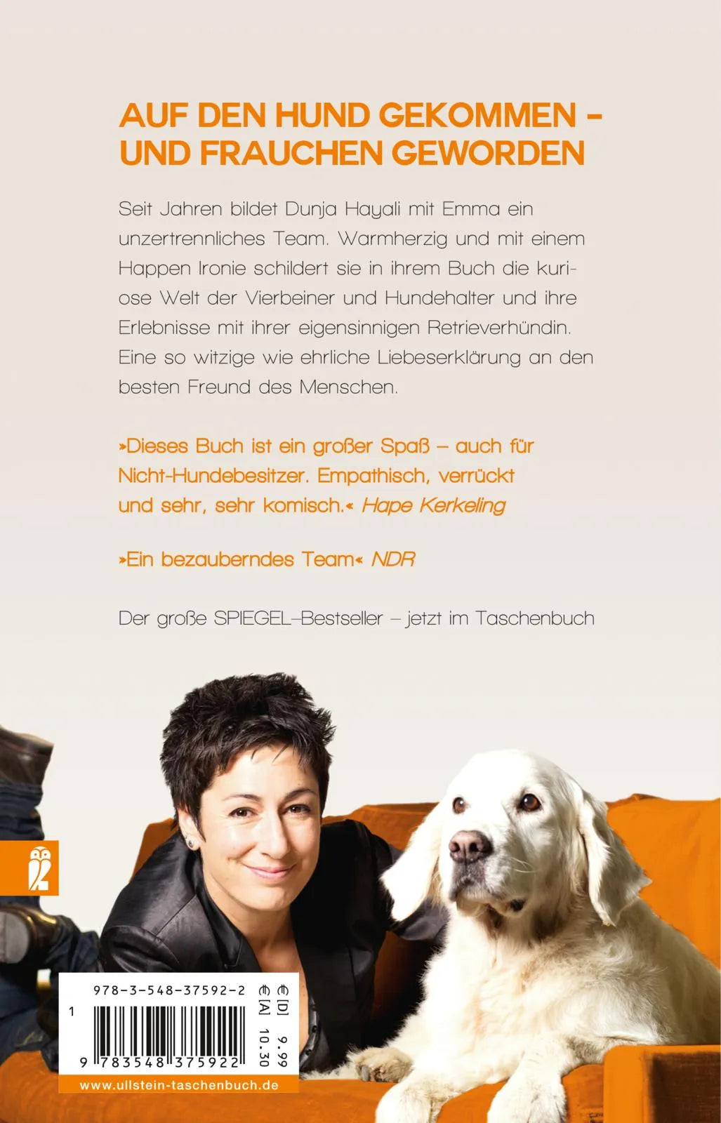 Buchrückseite von 'Is was, Dog?' mit Klappentext - Taschenbuch
