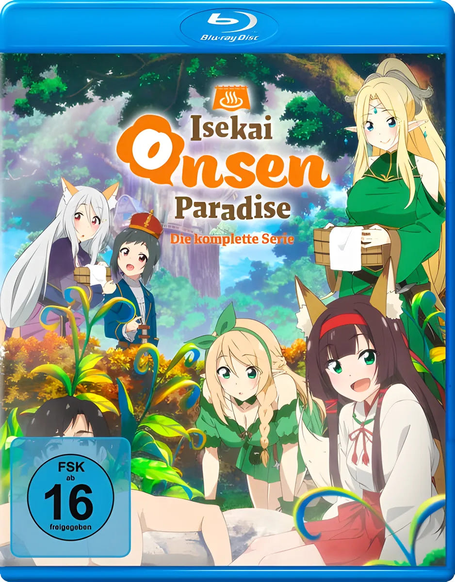 Blu-ray-Cover: Isekai Onsen Paradise. Regie: Tomonori Mine