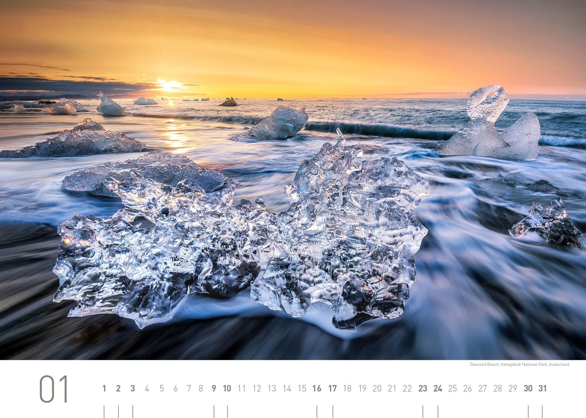 Island Exklusivkalender 2027 – Ansicht