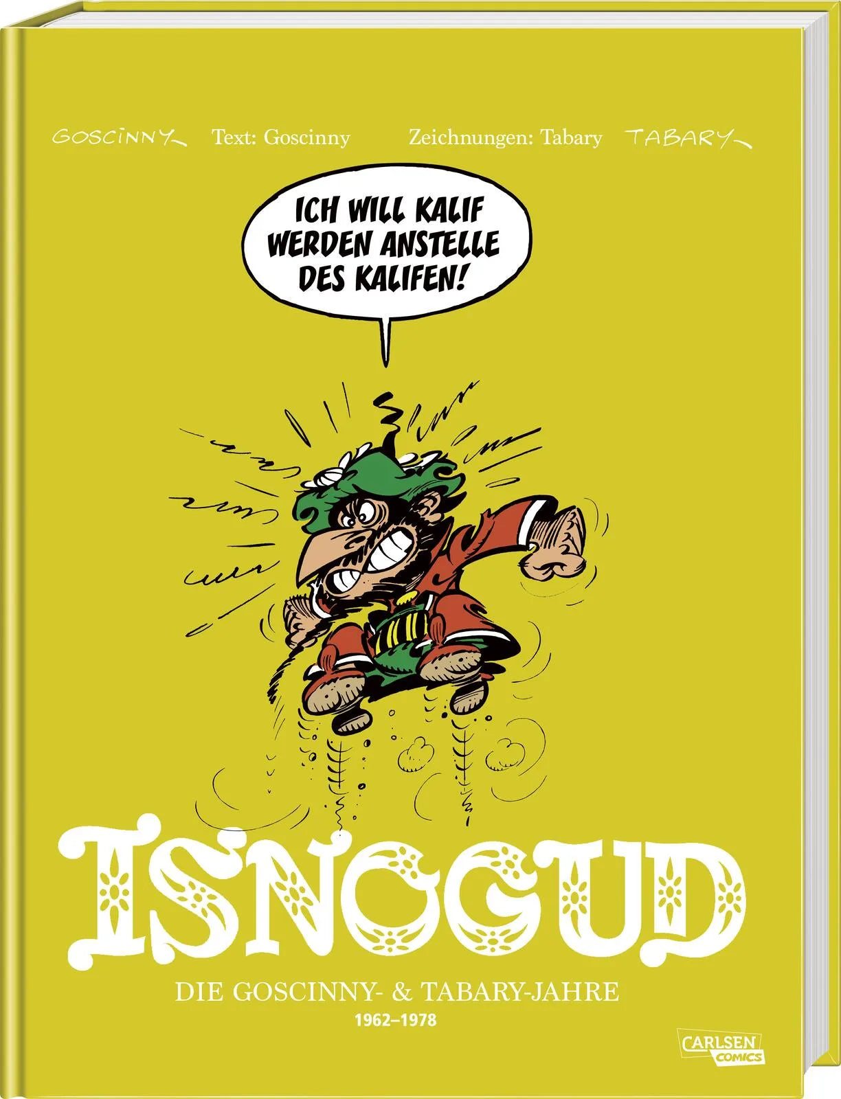 Buchcover von 'Isnogud Collection: Die Goscinny- und Tabary-Jahre 1962–1978' - Gebundene Ausgabe von René Goscinny
