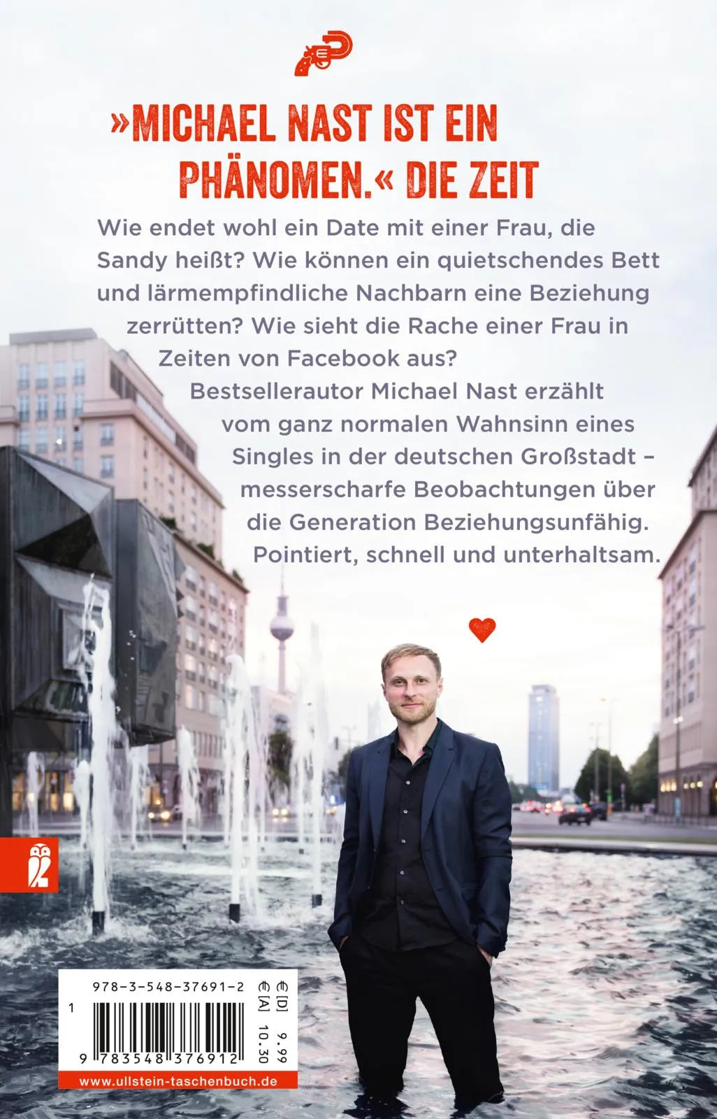 Buchrückseite von 'Ist das Liebe, oder kann das weg?' mit Klappentext - Taschenbuch