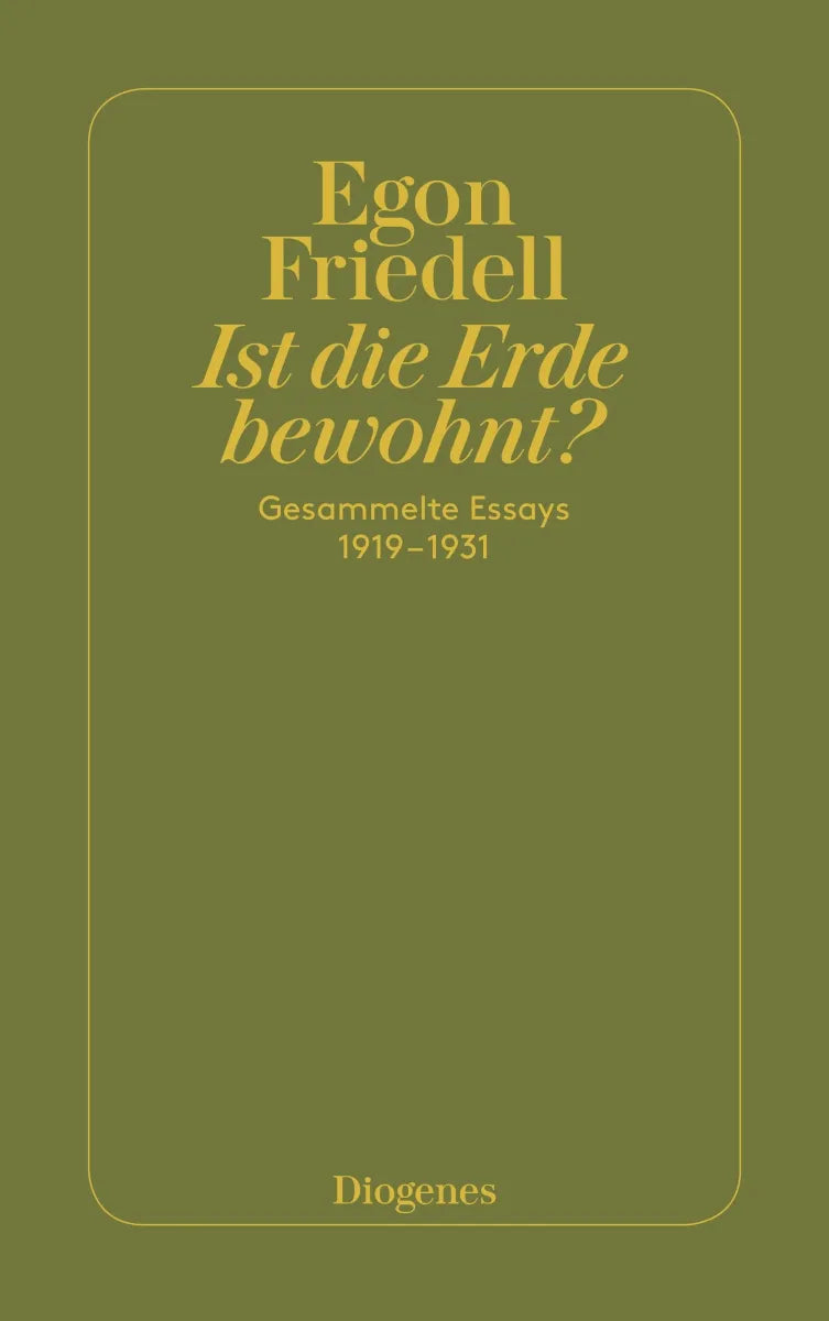 Buchcover von 'Ist die Erde bewohnt?' - Taschenbuch von Egon Friedell